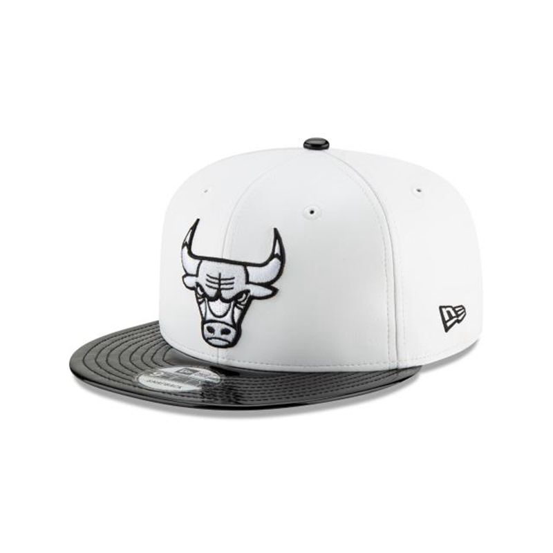 NBA Chicago Bulls Retro Hook 9Fifty Snapback (NBD4227) - White New Era Caps